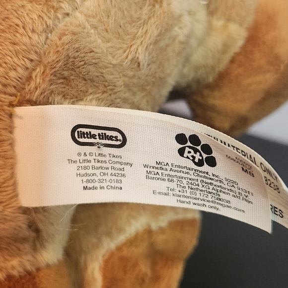 Little Tikes Rescue Tales Golden Retriver Puppy Stuffed Animal Big Plastic Eyes - Picture 6 of 8